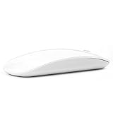 Uiosmuph U30 Mouse Wireless Bluetooth, Ricaricabile Mouse Wireless (BT5.1+ BT5.1+ USB) Silenzioso Mouse Senza Fili per Laptop/MacBook/Android/PC/Mac(Bianca)
