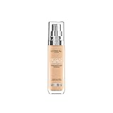 L'Oréal Paris Fondotinta Liquido, Incarnato Uniforme e Illuminato, Finish Naturale, Per Tutti i Tipi di Pelle, Formula con Acido Ialuronico, Accord Parfait, Tonalità: 3D/W Golden Beige