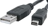 Dragon Trading, Cavo USB per fotocamere digitali Olympus di alta qualità, CB-USB5, CB-USB6