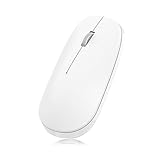OMOTON Mouse Bluetooth per Mac OS, Wireless, Compatibile con MacBook air/pro, iMac, ipad, Computer, Laptop, PC, Notebook, Windows, Linux e Android (Bianco)