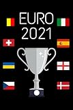 Euro2021 Notebook : Lined College Notebook | 120 Pages | Size 6x9