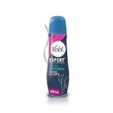 Veet Crema Depilatoria Spray Corpo, Gambe, Ascelle e Zona Bikini per Pelli Sensibili, Dermatologicamente Testata, 150 ml
