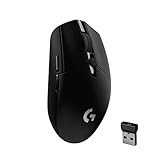 Logitech G G305 LIGHTSPEED Mouse Gaming Wireless, Sensore 12K HERO, 12.000 DPI, Design Leggero, 6 Pulsanti Programmabili, Batteria 250 Ore, Memoria Integrata, PC/Laptop - Nero