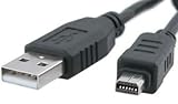 12 pin fotocamera digitale cavo dati USB per fotocamere Olympus e FE140/U830/U840/U850/D425/D435, lunghezza: 1,5 m da DragonTrading