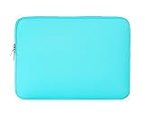 Yonglan Materiali da immersione Custodia PC portatile borsa manico Laptop Sleeve Per iPad e computer portatile MacBook Ultrabook Tablet Blu 11Inch
