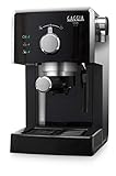 Gaggia RI8433/11 Viva Style Macchina da Caffè Espresso Manuale, per Macinato e Cialde, 15 Bar, 1L, 1025W, Nero