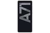 Samsung Galaxy A71 Smartphone, Display 6.7' Super AMOLED, 4 Fotocamere Posteriori, 128 GB Espandibili, RAM 6 GB, Batteria 4500 mAh, 4G, Dual Sim, Android 10, Prism Crush Silver