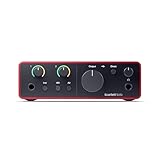 Focusrite Scarlett Solo (4° gen.), interfaccia audio USB per chitarristi, cantanti o produttori - Registrazioni professionali ad alta fedeltà e tutto il software necessario