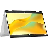 HP Chromebook x360 14b-cd0001sl, Intel Celeron N100, 4GB RAM LPDDR5, eMMC da 128GB, Display Touch da 14' FHD, SVA, Antiriflesso, Scheda grafica Intel Integrata, Wi-Fi, ChromeOS, Webcam HD, Argento