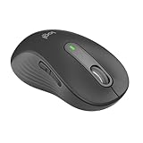 Logitech Signature M650 L Left Mouse wireless - Per mancini con mani grandi, Durata Batteria 2 anni, Clic Silenziosi, Tasti Personalizzabili, Bluetooth, per PC/Mac/Più dispositivi/Chromebook - Grigio
