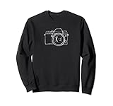 Fotografia regalo fotocamera digitale mirrorless e obiettivo Felpa