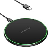 POWERIVER Caricabatterie senza fili veloce, caricabatterie a induzione Qi compatibile con iPhone 14/16/15/13/12/11/ Pro/XS Max/XR/XS/X,AirPods 2/3/Pro, S24/S23/S22/S21/S10/Note 20/10