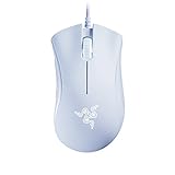 Razer DeathAdder Essential - Mouse da gaming, sensore ottico 6400 DPI, 5 pulsanti programmabili, interruttori meccanici, impugnature laterali in gomma, colore: Bianco Mouse. Mouse