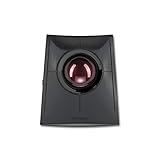Kensington Mouse Trackball SlimBlade Pro Wireless, Bluetooth e Ricaricabile per Windows e mac OS, Design Ergonomico Ambidestro e Tracciamento Ottico, Sfera da 55 mm, Nero/Rosso (K72080WW)