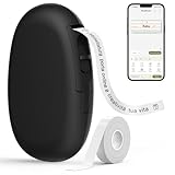 SUPVAN Stampante di Etichette - E10 Bluetooth Portatile Etichettatrice per iOS & Android, Etichettatrice Etichette Adesive con 1 Rotolo di Etichette, Nero