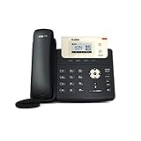 Yealink SIP-T21P E2 Telefono VoIP, Entry-level IP con 2 linee e voce HD, Nero