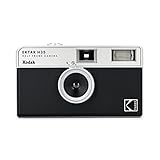 KODAK EKTAR H35 Fotocamera a pellicola half frame, 35 mm, riutilizzabile, senza messa a fuoco, leggera, facile da usare (nero) (pellicola e batteria AAA non incluse)