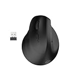 Mobility Lab – Ergo M30W Left – Mouse Verticale Multi Connessione per Mancini – Tripla connessione senza fili, clic silenziosi, Sensibilità regolabile su 4 livelli – Compatibilità MacOS e Windows