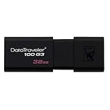 Kingston DataTraveler 100 G3-DT100G3/32GB USB 3.0, PenDrive, 32 GB, 1 Pezzo, Nero