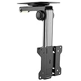 RICOO D0111 Supporto TV soffitto Girevole Pieghevole Televisore 13-33' (33-84cm) Staffa universale Televisione LED/LCD/Curvo VESA 75x75 100x100