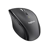 Logitech M705 Marathon Mouse Wireless, Ricevitore USB Unifying 2,4 GHz, 1000 DPI, 5 Pulsanti Programmabili, Durata Batteria di 3 Anni, Compatibile con PC, Mac, Laptop, Chromebook - Grigio