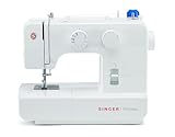 Singer Promise 1409, Macchina da Cucire Portatile con 15 Punti, Macchina da Cucire Singer con Occhiellatore 4 Tempi, Ampiezza Zig-Zag Regolabile, Leva Retromarcia, Doppio Ago per Quilting e Pelle