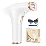 Haarlosy IPL Epilatore Luce Pulsata, 3-in-1 HR/SC/RA Epilatore Laser per Donna e Uomo, 9 Livelli di Energia Regolabile Adatto Depilatore Corpo, Viso, Ascelle, Gambe (Bianco)