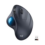Logitech M570 Mouse con Trackball, Versione Europea, Grigio Scuro