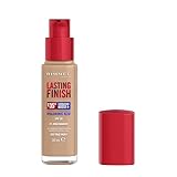 Rimmel London Lasting Finish 35H, 103 True Ivory, fondotinta, lunga tenuta, idratante, formula vegana, alta coprenza, 30ml