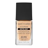 Wet n Wild - Photo Focus Foundation - Fondotinta Morbido - Copertura Intensa, Per una Pelle Impeccabile - Riduce Linee Sottili, Macchie e Rughe - Soft Beige