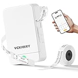 VCKHRRY Mini Etichettatrice Bluetooth Stampante Termica Etichette Adesive Portatile Sticker Maker Ricaricabile Compatibile con i sistemi iOS & Android, Ideale per Casa, Ufficio e Scuola