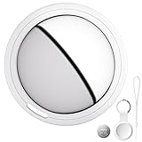 Bnlei Localizzatore Smart Air Tracker Tag Compatibile Apple Dov'è (solo iOS) Batteria di Ricambio Inclusam, Adatto per Chiavi, Portafoglio, Auto, Bici, Cane, Gatto (Bianco, Confezione da 1)