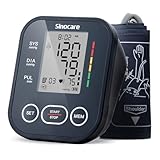 Sinocare Misuratore di Pressione da Braccio(22-42cm) con Indicatore di Rischio, Monitoraggio Domestico dell'Ipertensione