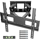 BONTEC Supporto da Parete per TV al Plasma LED LCD Piatti e Curvi 23-70 inch, Inclinazione Girevole Staffa con Doppio Braccio Peso fino a 45kg, Max VESA 400x400mm,con Fascette per Cavi