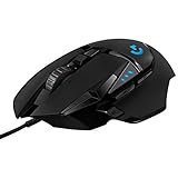 Logitech G502 HERO Mouse Gaming Prestazioni Elevate, Sensore HERO 25K, 25.600 DPI, RGB, Pesi Regolabili, 11 Pulsanti Programmabili, Memoria Integrata, PC/Mac/Laptop, Nero