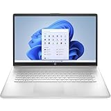 HP Laptop 17-cn2004sl, Intel Core i7-1255U, RAM 16GB, SSD 512 GB, Intel Iris Xe, Display 17.3' FHD IPS 300 Nits, Antiriflesso, Privacy Camera 720p TNR, Lettore Schede SD, Windows 11, Argento