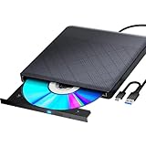 aelrsoch Lettore Blu-ray esterno DVD/BD lettura/scrittura, lettore Blu-ray portatile USB 3.0 e tipo-C DVD Recorder 4k Ultra High Definition Blu-ray Recorder per Win7/8/10/11/PC