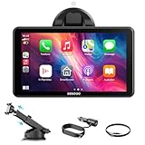 ESSGOO CarPlay & Android Auto, schermo per auto IPS da 7 pollici, supporto Siri e G-oogle Assistant, mappe online, facile installazione, adatto a vari modelli di veicoli
