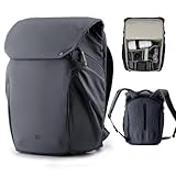 PGYTECH OneGo 2 Zaino Fotografico 25L con Vano Laptop/iPad Zaino Impermeabile per Fotografia Urbana e Viaggi, Compatibile con Sony/Canon/Nikon/DSLR/Fotocamere Mirrorless.Nero opaco