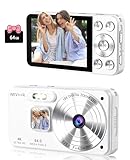 Fotocamera Digitale 4K 64GB, Wevoor 64MP Macchina Fotografica Compatta Autofocus con 2,8” Schermo e 18X Zoom Digitale, Fotografica Compatta Portatile per Adolescenti Principianti Selfie Vlog