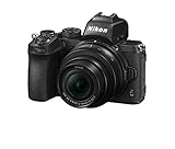 Nikon Z50 + Z DX 16-50 VR + Lexar SD 64 GB Fotocamera Mirrorless, CMOS DX da 20.9 MP, Sistema Hybrid-AF, Mirino Elettronico (EVF), LCD 3.2' Touch, Video 4K, Nero [Nital Card: 4 Anni di Garanzia]