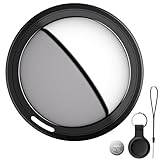 Bnlei Localizzatore Smart Air Tracker Tag Compatibile Apple Dov'è (solo iOS) Batteria di Ricambio Inclusam, Adatto per Chiavi, Portafoglio, Auto, Bici, Cane, Gatto (Nero, Confezione da 1)
