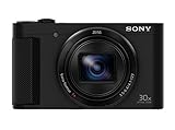 Sony DSC-HX90 Fotocamera Digitale Compatta Travel, Sensore CMOS Exmor R da 18.2 MP, Ottica Zeiss 24-720 mm, Zoom Ottico 30x, Mirino OLED Tru-Finder, Nero