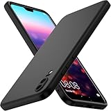 iVoler Cover in Silicone per Huawei P20 con Protezione della Fotocamera, Ultra Sottile Custodia in TPU Morbida Anti-Graffio Antiurto Protettiva Case, Nero