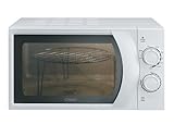 Candy Idea Forno a Microonde con Grill, 20 Litri, 700W, 6 Livelli di Potenza, Programma Defrost, Timer e Segnale di Fine Cottura, Libera Installazione, 45,2 x 33,5 x 26,2 cm, Bianco - CMG 2071M