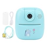 Fotocamera Istantanea con Stampante Termica IPS 1080P 44MP da 2,0 Pollici per Bambini Fotocamera Digitale FHD con Batteria da 15 Ore Ampia Applicazione Comodo da Trasportare