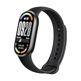 Xiaomi Smart Band 10 (Fitness Tracker), 1.72' AMOLED display, multimateriale, autonomia 21 gg, ricarica rapida, 150+ sport, monitoraggio benessere e sonno, HyperOS 2.0, resistente 5ATM, Compass, Nero