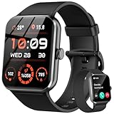 Smartwatch Uomo Donna, Orologio Fitness con Chiamate ,100 Modalità Sportive, 1.85' Smart Watch Monitor del SpO2/Sonno, 24H Cardiofrequenzimetro da Polso Fitness Tracker per iOS Android Smartphone