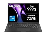 LG gram 14Z90RU, Notebook 14' 1920 x 1200, Intel Core i5-1334U, 16GB RAM, 1TB SSD, Ultraleggero solo 999g, Batteria 72Wh, Windows 11 Home, Tastiera italiana, Nero