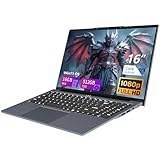 Notebook 16 Pollici, Core i5-8210Y CPU, Win 11 PC Portatile 16GB RAM 1TB SSD, Laptop Tastiera Retroilluminata, 1920*1200 IPS Full HD Schermo, (Mini-HDMI+USB3.0+Type-C+Webcan+WIFI5+5800Mah Battery)